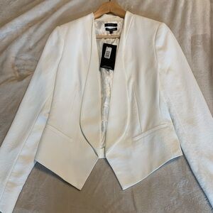 Elegant White Women's Blazer